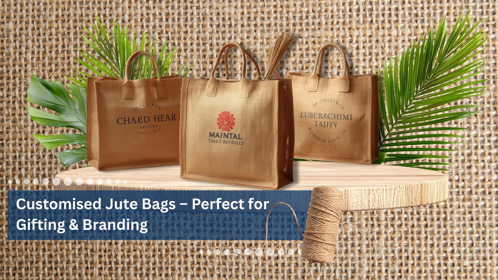 Customised Jute Bags – Perfect for Gifting & Branding