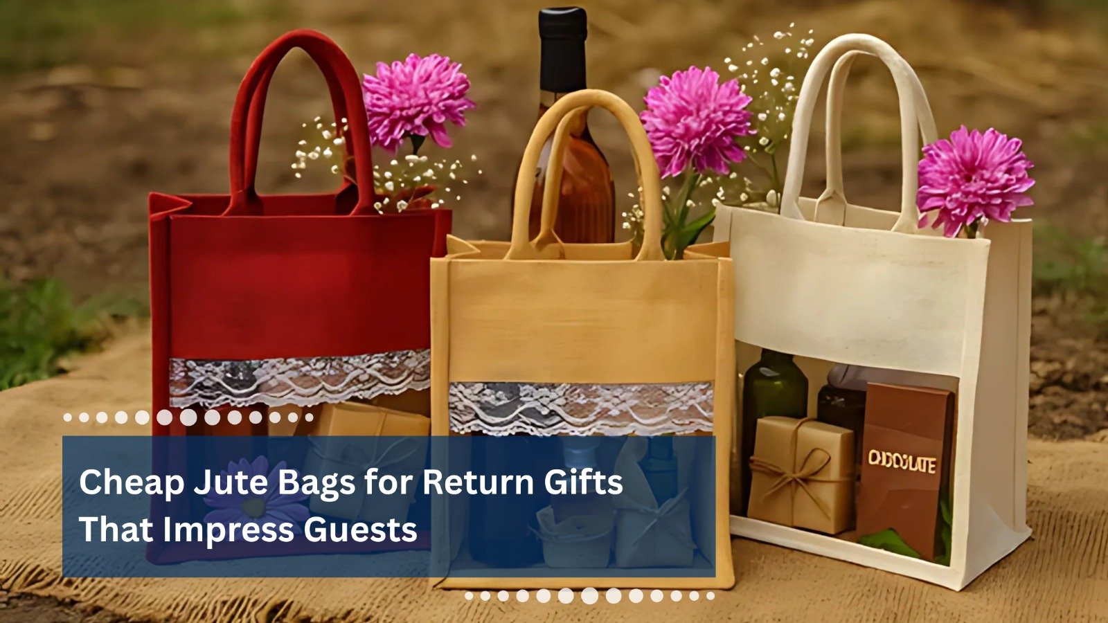 Cheap Jute Bags for Return Gifts That Impress Guests