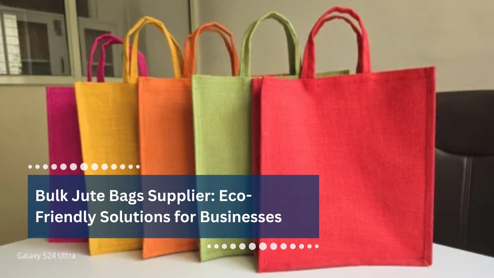 Wholesale Jute Tote Bags: Stylish & Eco-Friendly Bulk Solutions