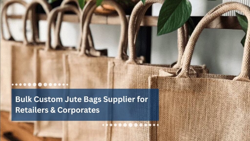 Bulk Custom Jute Bags Supplier for Retailers & Corporates