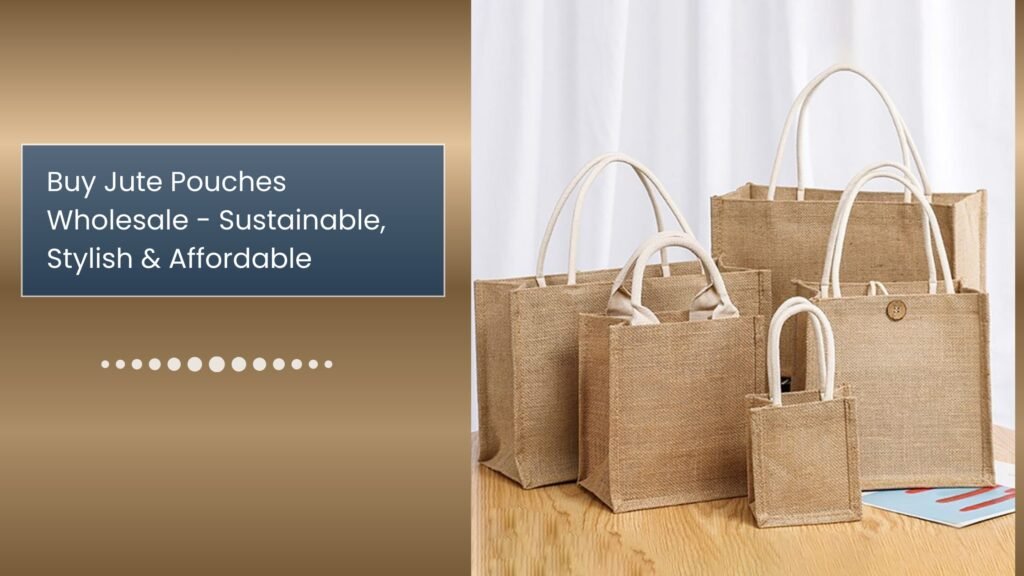 Buy Jute Pouches Wholesale Sustainable, Stylish & Affordable