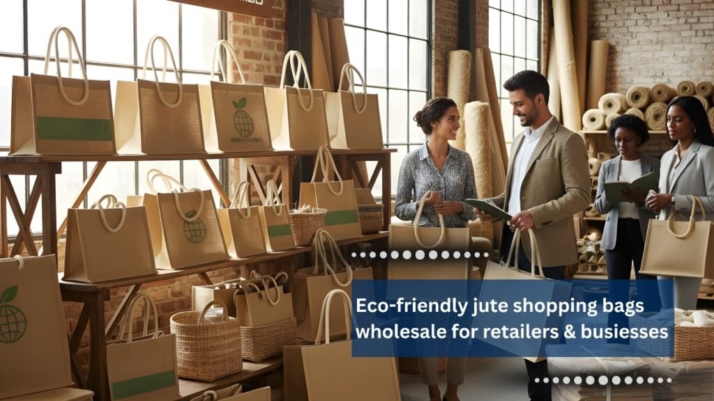 Eco-friendly Jute Shopping Bags Wholesale for Retailers & Businesses