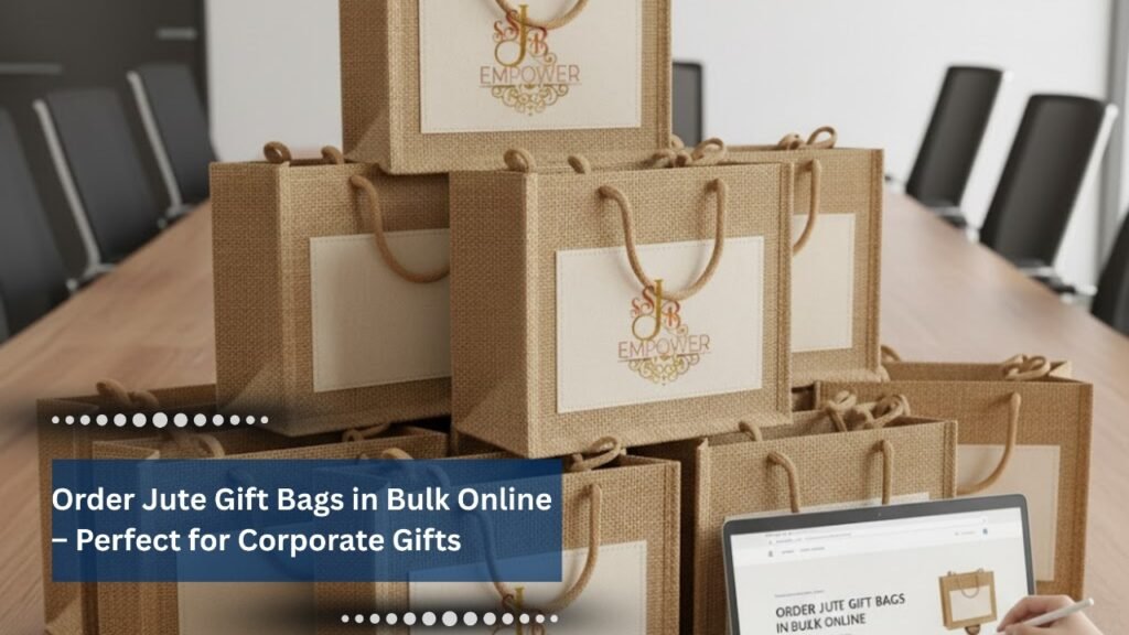Order Jute Gift Bags in Bulk Online – Perfect for Corporate Gifts