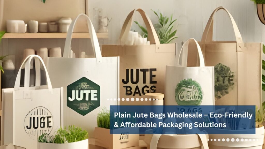 Plain Jute Bags Wholesale Eco-Friendly & Affordable Packaging Solutions