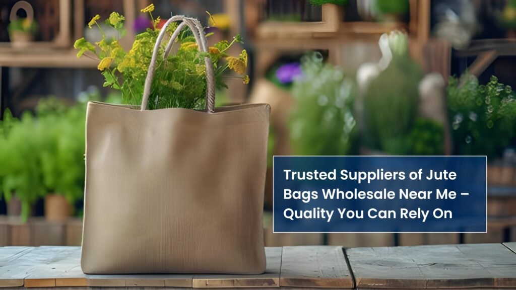 Trusted Suppliers of Jute Bags Wholesale Near Me – Quality You Can Rely On