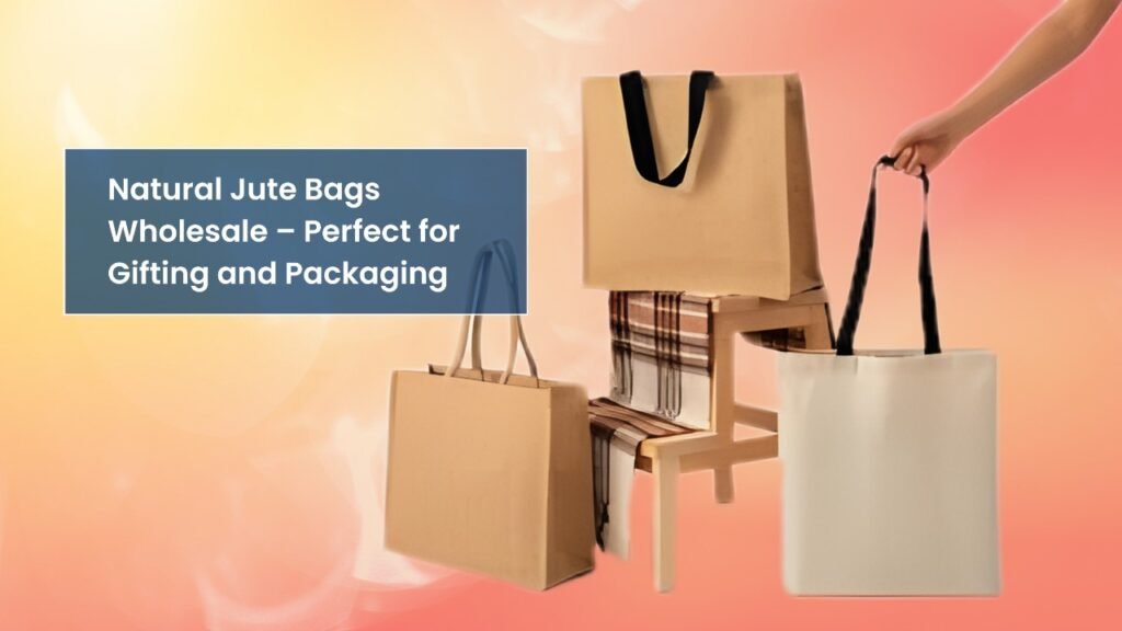 Natural Jute Bags Wholesale – Perfect for Gifting and Packaging