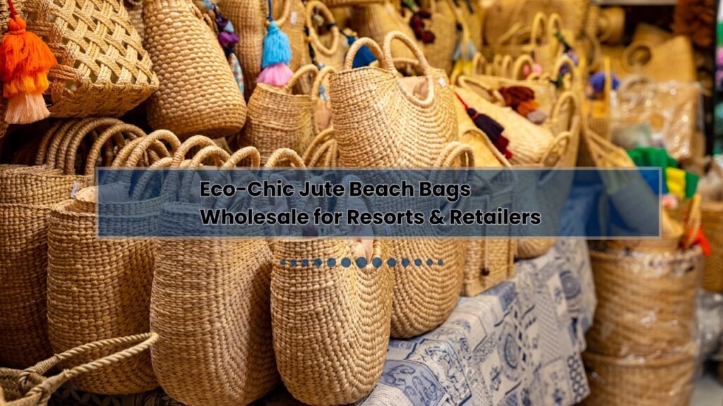 Eco-Chic Jute Beach Bags Wholesale for Resorts & Retailers