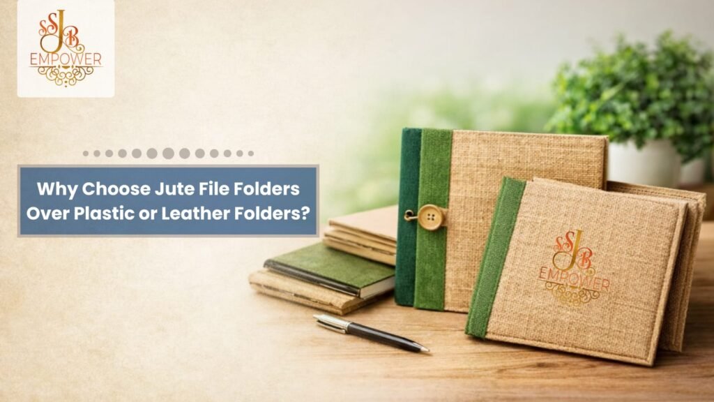 Why Choose Jute File Folders Over Plastic or Leather Folders?